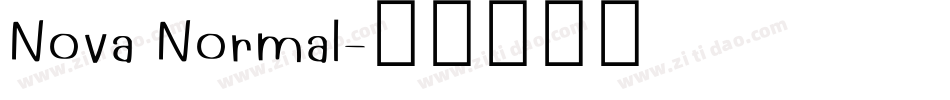 Nova Normal字体转换